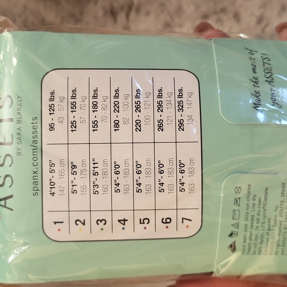 Black Assets Shaping Tights SZ 3 NIP - Picture 4 of 5